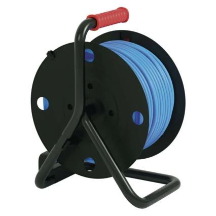 Prolunga con avvolgicavo con 4 prese 50m silicone IP44