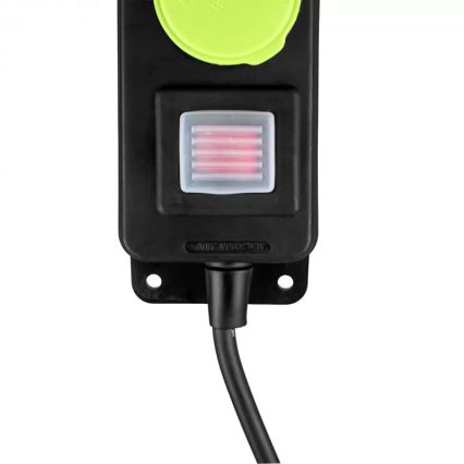 Prolunga con interruttore 3 prese 5 m IP44
