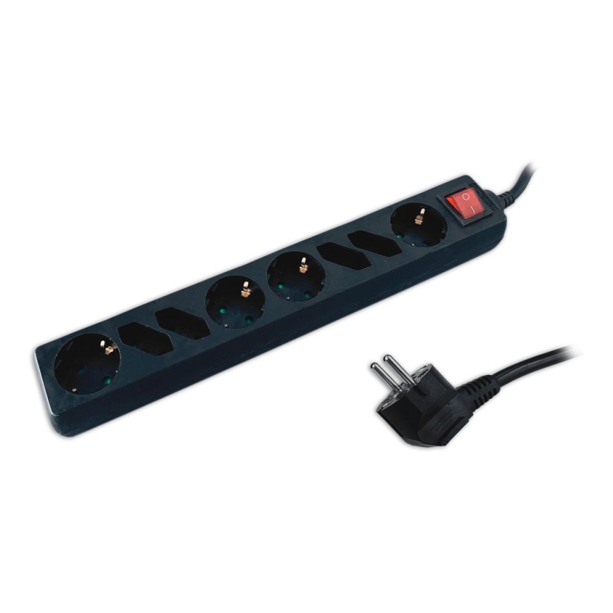 Prolunga con interruttore SCHUKO 8Z 1,5 m