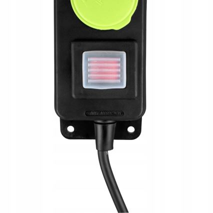 Prolunga elettrica con interruttore, 3 prese, 20 m, IP44