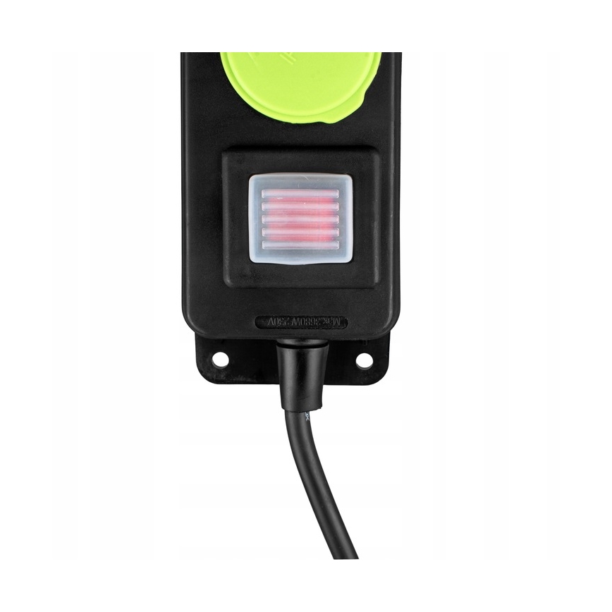 Prolunga elettrica con interruttore, 3 prese, 20 m, IP44