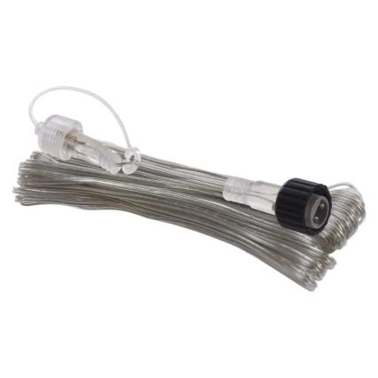 Prolunga elettrica da esterno per catene di collegamento, trasparente, 10m, IP44
