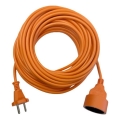 Prolunga elettrica LINEA G 1 presa 25 m arancione