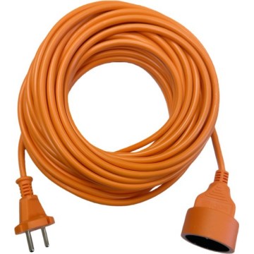 Prolunga elettrica LINEA G 1 presa 25 m arancione
