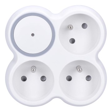 Protezione contro le sovratensioni per prese 230V/16A 3Z bianco