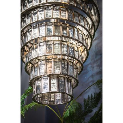 PTMD - Lampadario a catena CEYLIN 1xE27/40W/230V Ø 40 cm