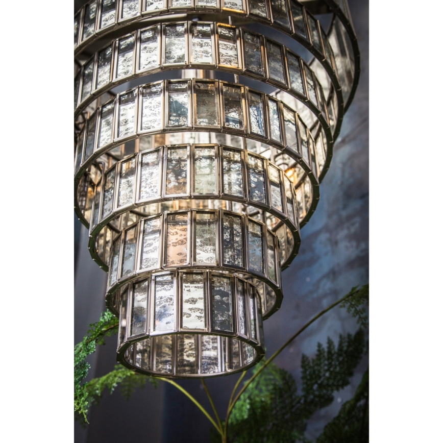 PTMD - Lampadario a catena CEYLIN 1xE27/40W/230V Ø 40 cm