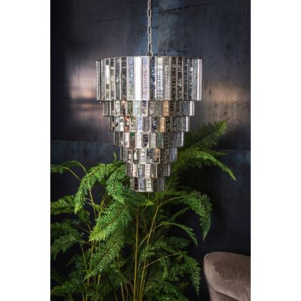 PTMD - Lampadario a catena CEYLIN 1xE27/40W/230V Ø 40 cm
