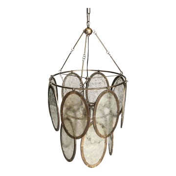 PTMD - Lampadario a catena DAIREN 1xE27/40W/230V Ø 51 cm