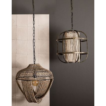 PTMD - Lampadario a catena JULY 1xE27/40W/230V Ø 42 cm