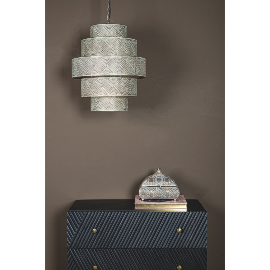 PTMD - Lampadario a catena NARINDE 1xE27/40W/230V Ø 40 cm