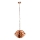 PTMD - Lampadario a catena ZANTH 1xE27/40W/230V diametro 42 cm rame