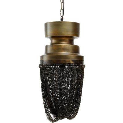 PTMD - Lampadario a catena ZELIVO 1xE27/40W/230V Ø 25 cm