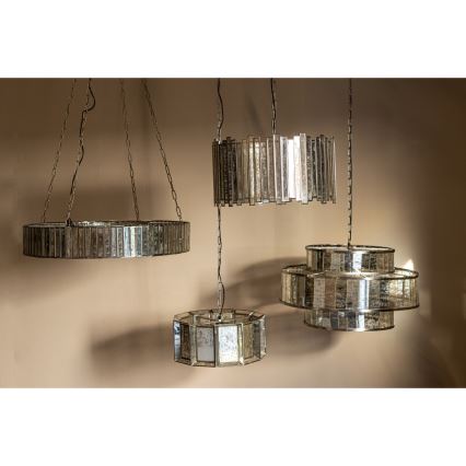 PTMD - Lampadario a sospensione con catena ANTIQUE 1xE27/40W/230V Ø 46 cm