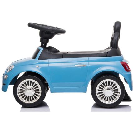 Push macchina Fiat 500 blu