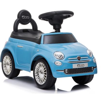 Push macchina Fiat 500 blu