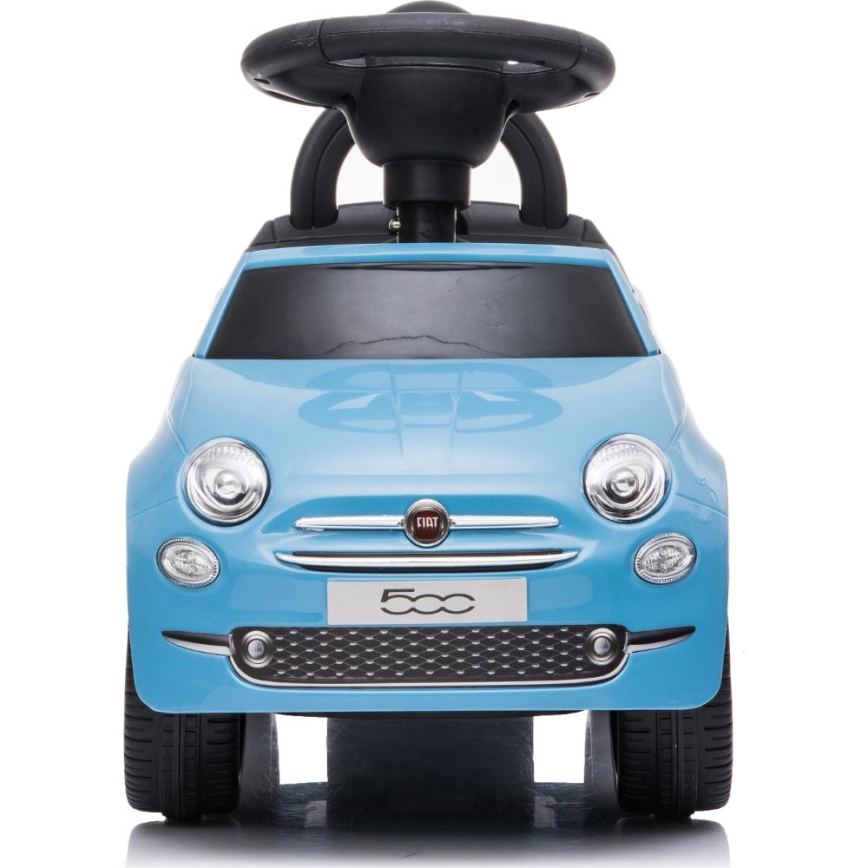 Push macchina Fiat 500 blu