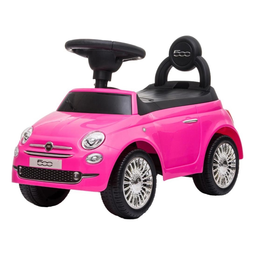 Push macchina Fiat 500 rosa