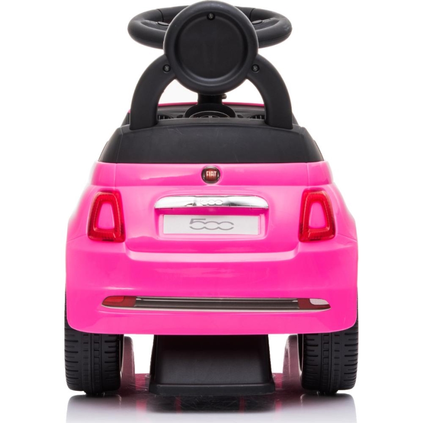 Push macchina Fiat 500 rosa