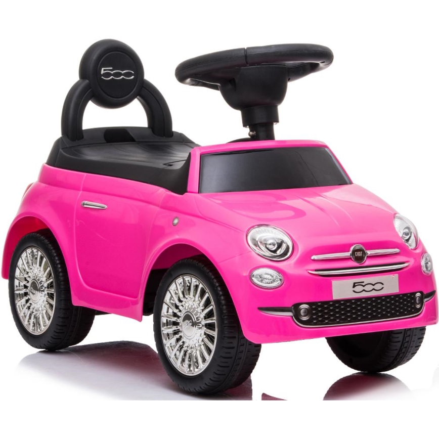 Push macchina Fiat 500 rosa