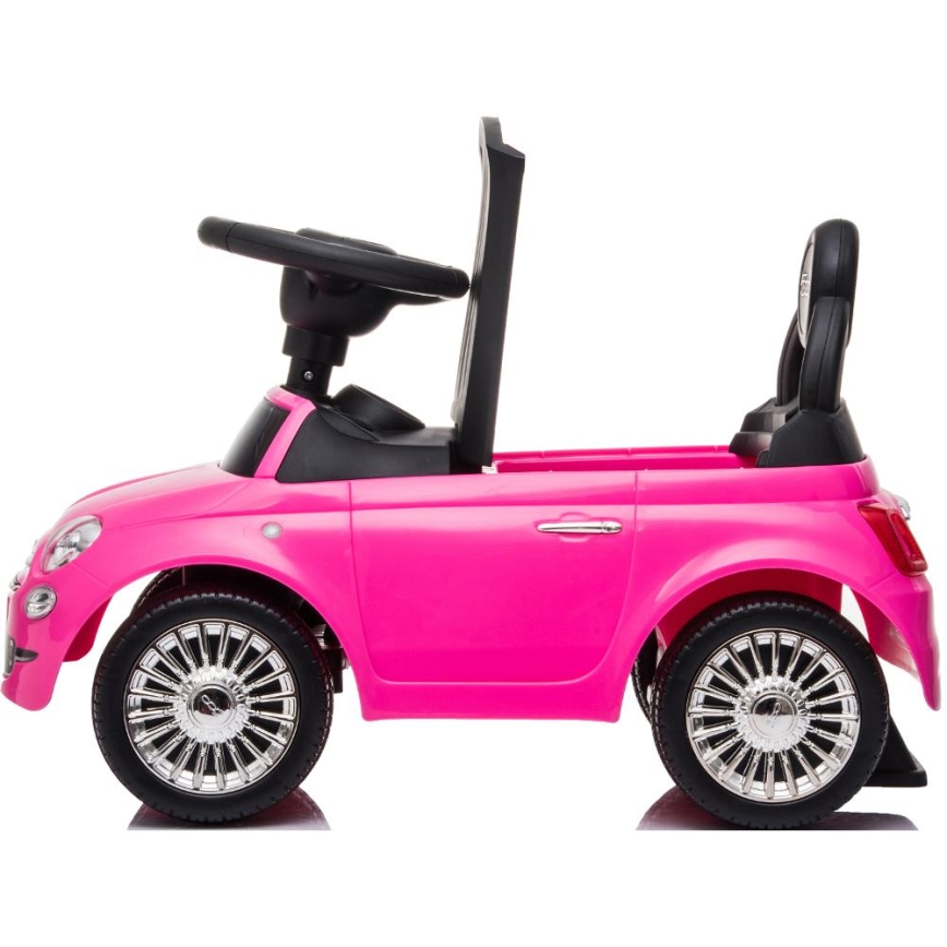 Push macchina Fiat 500 rosa