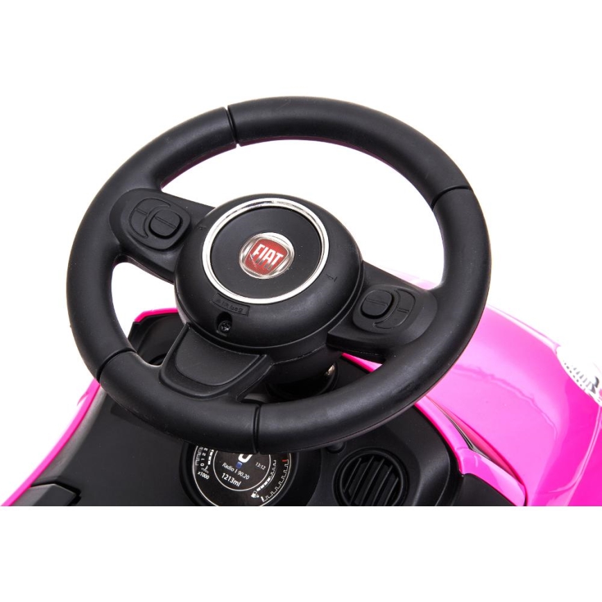 Push macchina Fiat 500 rosa