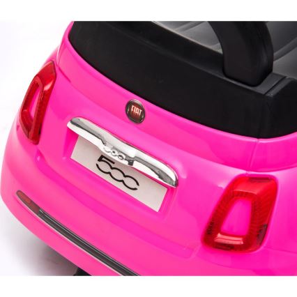 Push macchina Fiat 500 rosa