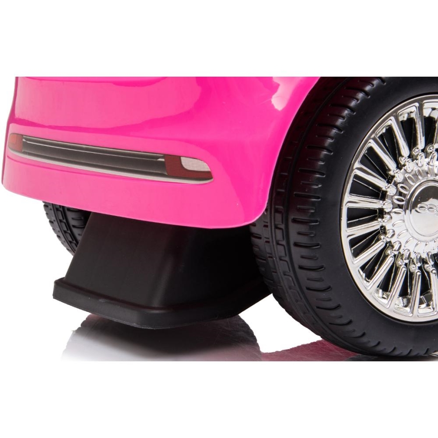 Push macchina Fiat 500 rosa