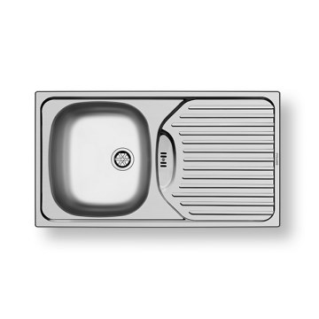 Pyramis 100139001 - Lavello della cucina ET78 78x36,5 cm raso