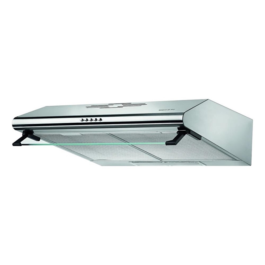 Pyramis 65029502 - Cappa da cucina a doppio motore STANDARD 60 cm acciaio inossidabile