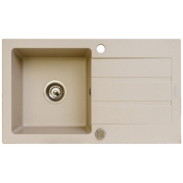 Pyramis 70006701 - Lavello della cucina NEXT 76x44 cm granito/beige