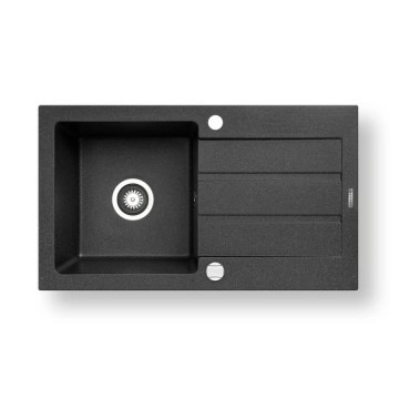 Pyramis 70006801 - Lavello della cucina NEXT 76x44 cm granito/nero