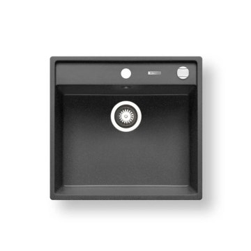 Pyramis 70007601 - Lavello della cucina CAMEA 50x53 cm granito/nero