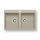 Pyramis 70053101 - Lavello della cucina SPARTA 78x50 cm granito/beige