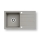 Pyramis 70053701 - Lavello della cucina NEXT 76x44 cm granito/grigio
