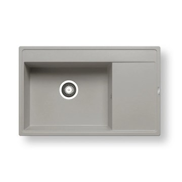 Pyramis 70058701 - Lavello della cucina CAMEA 79x50 cm granito/grigio