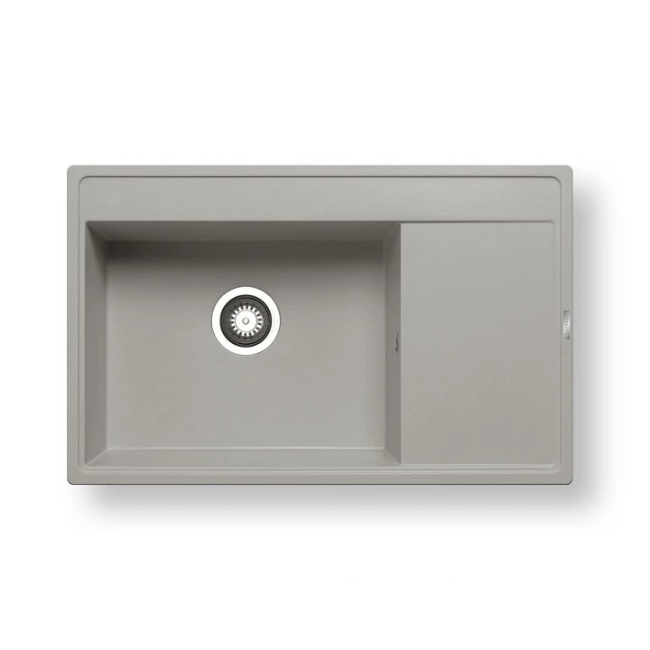 Pyramis 70058701 - Lavello della cucina CAMEA 79x50 cm granito/grigio