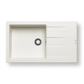 Pyramis 70070611 - Lavello della cucina ATHLOS 86x50 cm granito/bianco