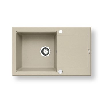 Pyramis 70083601 - Lavello della cucina SPARTA PLUS LUX 78x48 cm granito/beige