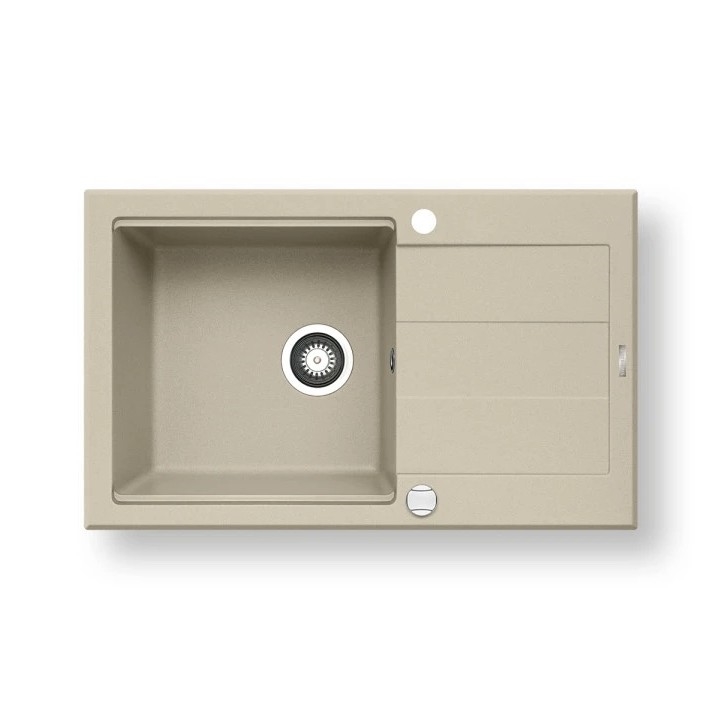 Pyramis 70083601 - Lavello della cucina SPARTA PLUS LUX 78x48 cm granito/beige