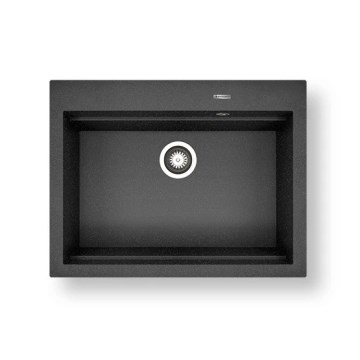 Pyramis 70094201 - Lavello della cucina SIROS 67x51,5 cm  granito/nero