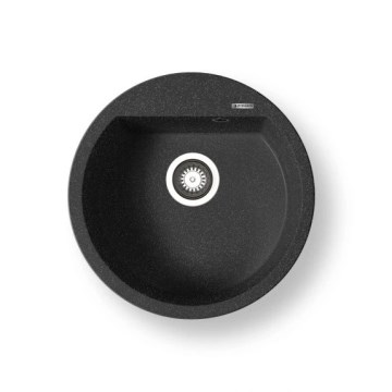 Pyramis 70106911 - Lavello da cucina ALAZIA Ø 51 cm granito/nero