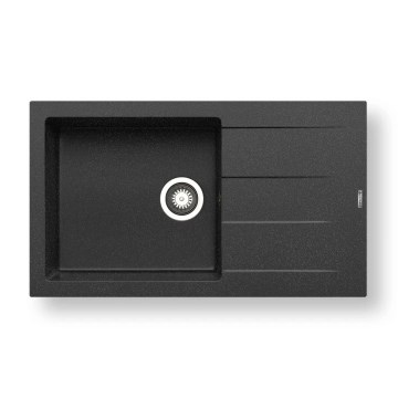 Pyramis 70107111 - Lavello della cucina ATHLOS 86x50 cm granito/nero