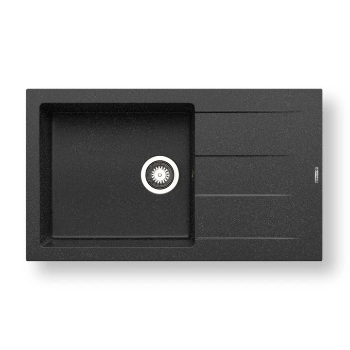 Pyramis 70107111 - Lavello della cucina ATHLOS 86x50 cm granito/nero