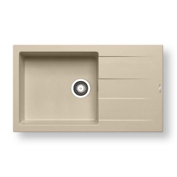 Pyramis 70107311 - Lavello della cucina ATHLOS 86x50 cm granito/beige