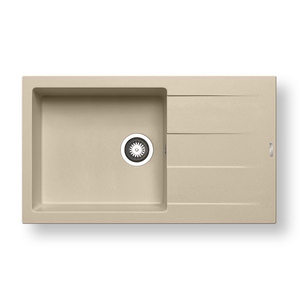 Pyramis 70107311 - Lavello della cucina ATHLOS 86x50 cm granito/beige