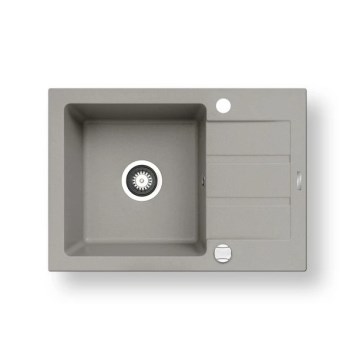 Pyramis 70166001 - Lavello della cucina NEXT 62x44 cm granito/grigio