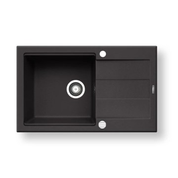 Pyramis 70167101 - Lavello da cucina SPARTA PLUS LUX 78x48 cm in granito nero