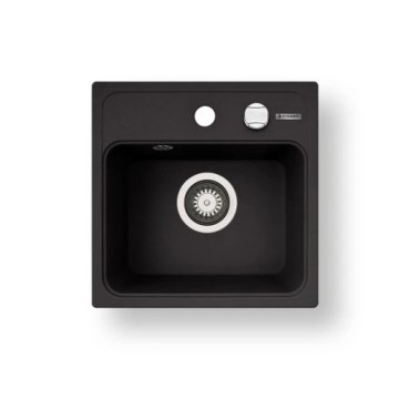 Pyramis 70168201 - Lavello da cucina CAMEA MINI 40x40 cm granito/nero