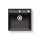 Pyramis 70168301 - Lavello da cucina CAMEA 50x53 cm granito/nero